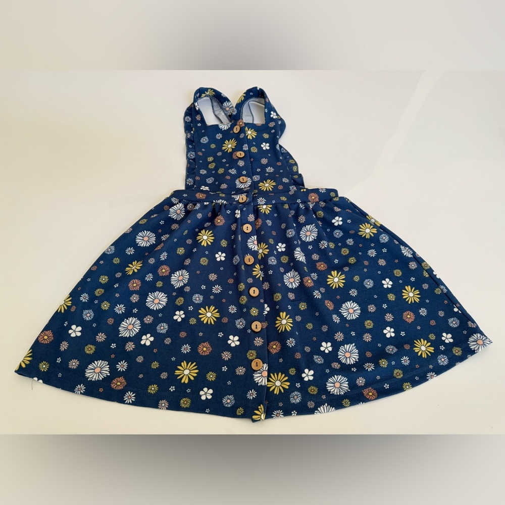 Floral Blue Kids Dress